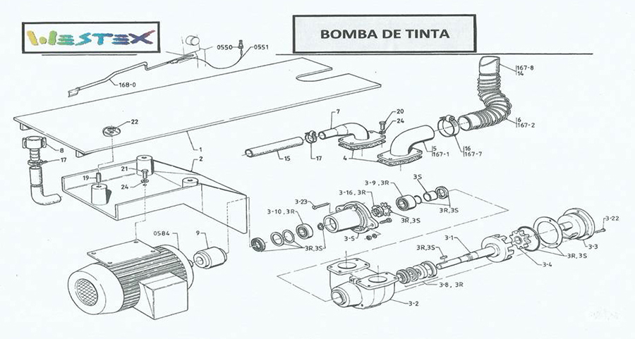 Peças para Máquina de Estampar Stork